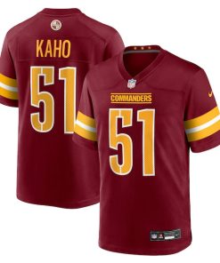 Ale Kaho Washington Commanders Nike Team Game Jersey -  Burgundy