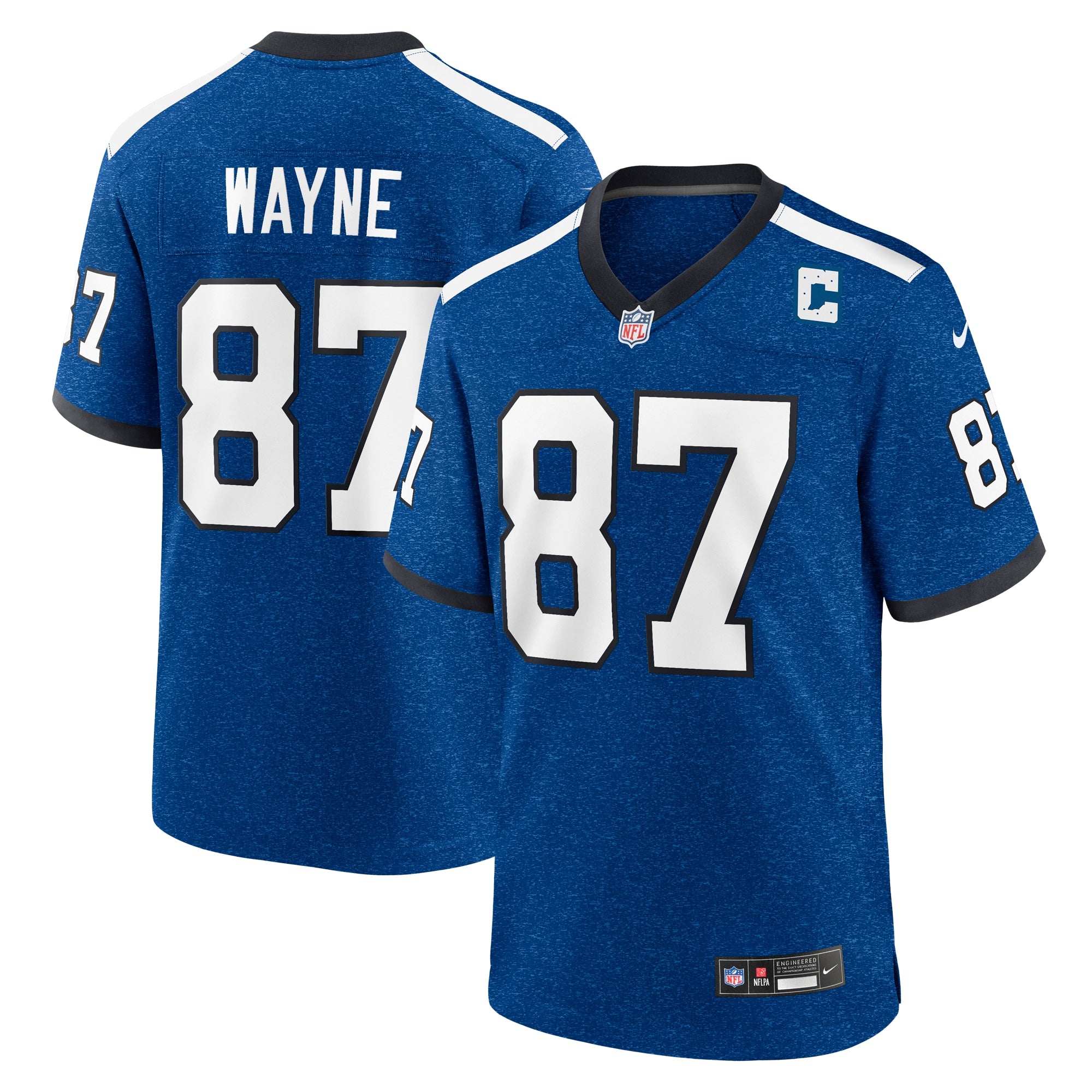 Reggie Wayne Indianapolis Colts Nike Retired Player Game Jersey - Royal/Blue - Image 2