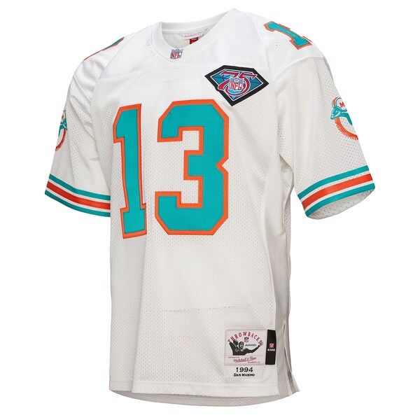Dan Marino Miami Dolphins 1994 Authentic Throwback Retired Player Jersey - White - Image 2