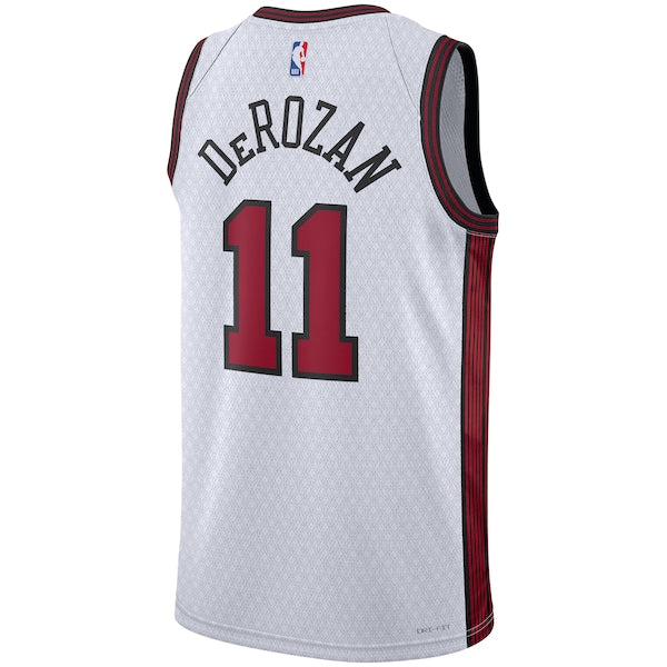 DeMar DeRozan Chicago Bulls Nike Unisex 2022/23 Swingman Jersey - City Edition - White - Image 3