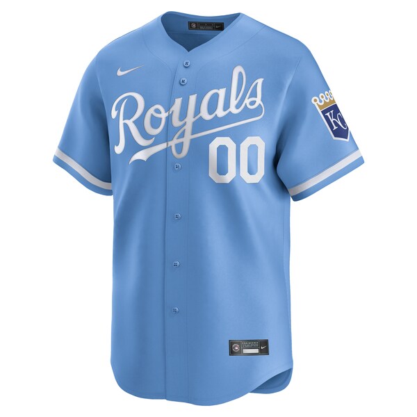 Kansas City Royals Nike Alternate Limited Custom Jersey?ยจC Light Blue - Image 2