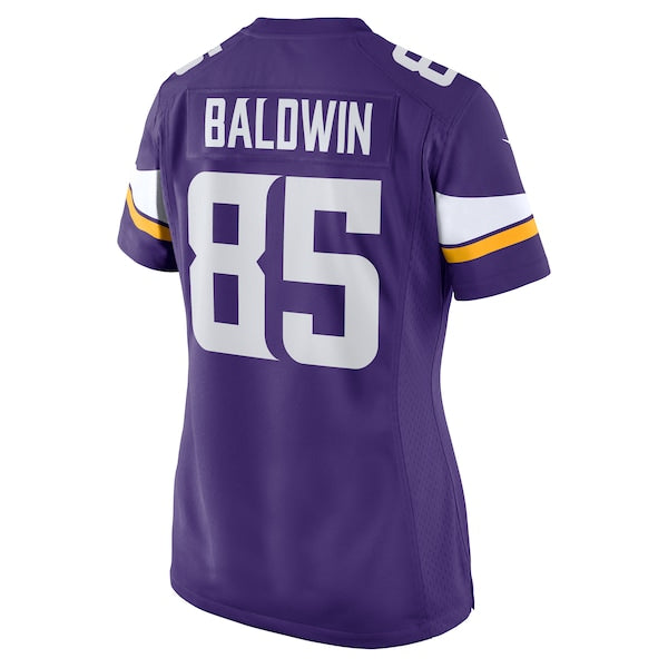 Daylen Baldwin Minnesota Vikings Nike Women's Game Jersey - Purple - Image 3
