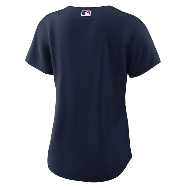 Cleveland Guardians Nike Women's Alternate Official Replica Jersey - Navy - Image 3