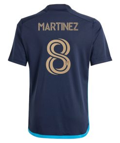 Alternative view of Jose Martinez Philadelphia Union adidas Youth 2024 The XV Kit Replica Player Jersey?¨C Navy