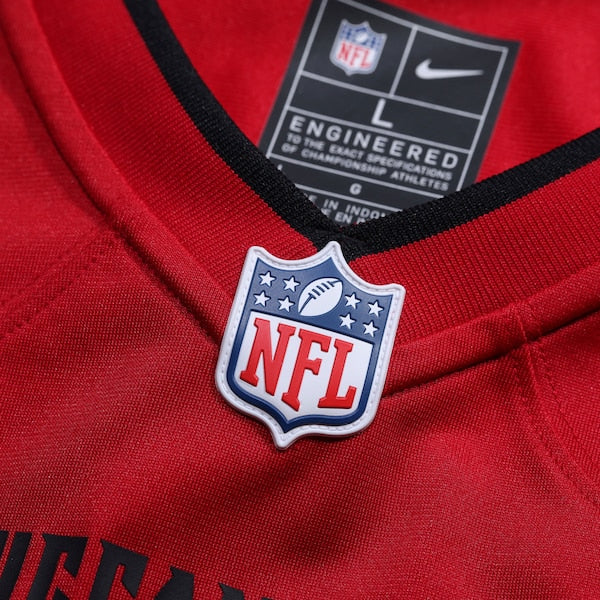 Royce Newman Tampa Bay Buccaneers Nike Game Jersey - Red - Image 4