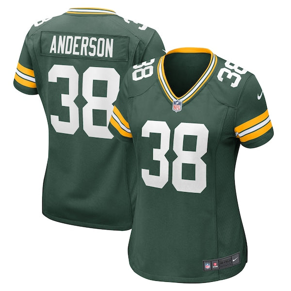 Zayne Anderson Green Bay Packers Nike Women's Team Game Jersey - Green