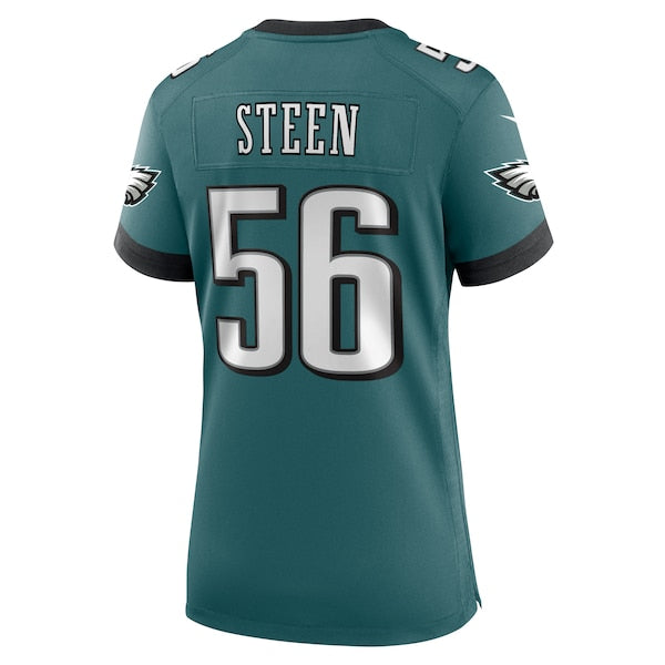 Tyler Steen Philadelphia Eagles Nike Women's Team Game Jersey - Midnight Green - Image 3