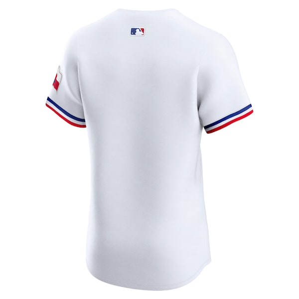 Texas Rangers Nike Home Elite Jersey - White - Image 3