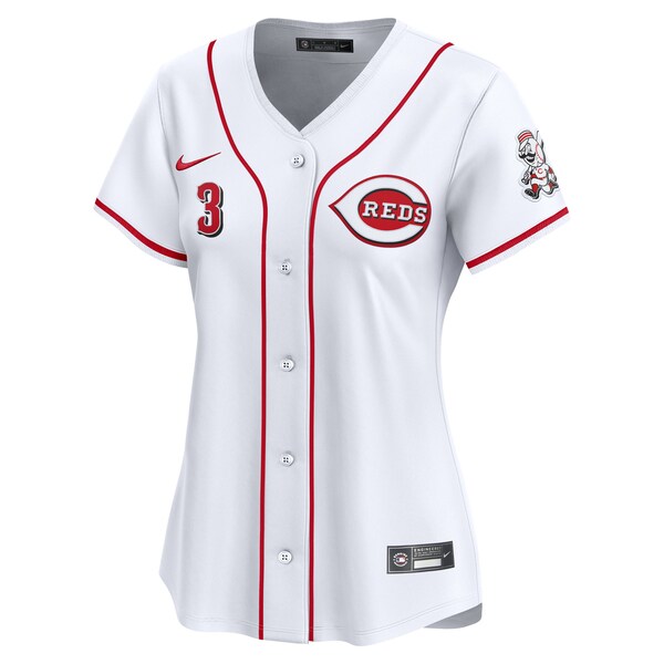Ke'Bryan Hayes Cincinnati Reds Nike Women's Home Limited Player Jersey - White - Image 2
