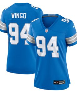 Mekhi Wingo Detroit Lions Nike Women's Team Game Jersey -  Blue