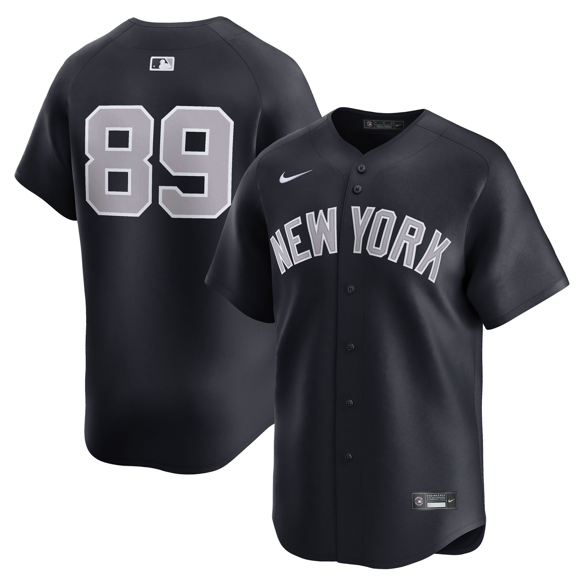 Jasson Dom¨ªnguez New York Yankees Nike Home Limited Player Jersey - White/Navy - Image 5