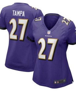 Alternative view of T.J. Tampa Baltimore Ravens Nike Women's  Game Jersey -  Purple