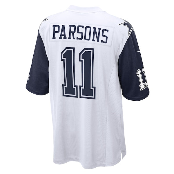 Micah Parsons Dallas Cowboys Nike Alternate Game Jersey - White - Image 4