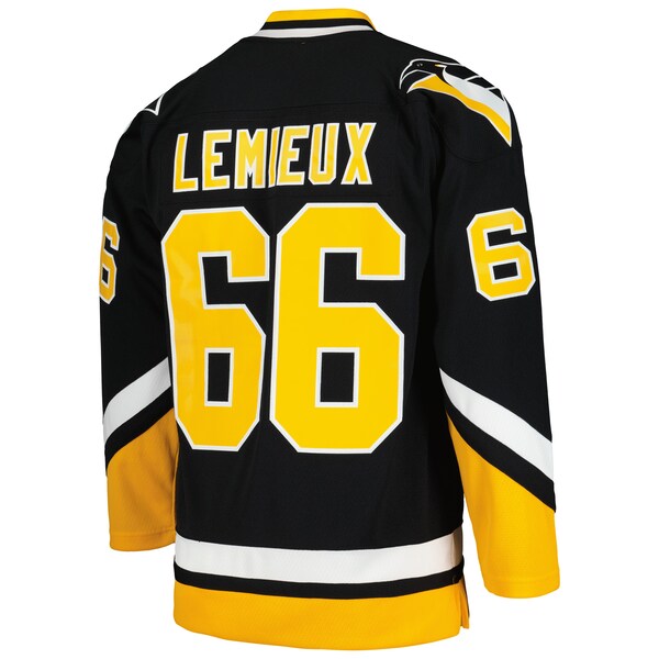 Mario Lemieux Pittsburgh Penguins 1992/93 Blue Line Player Jersey - Black - Image 3