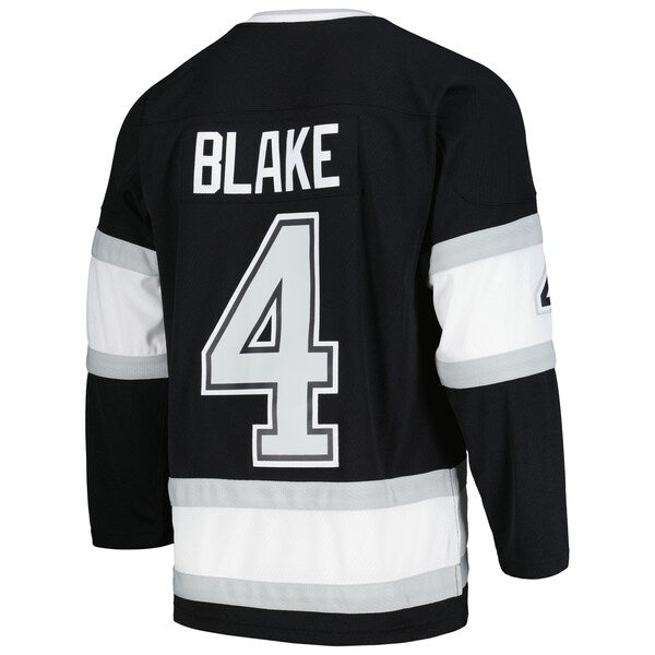 Rob Blake Los Angeles Kings 1992/93 Blue Line Player Jersey - Black - Image 4