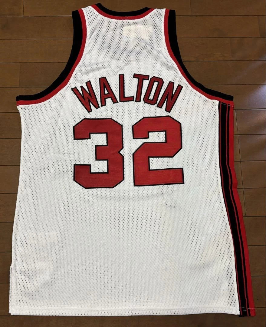 Bill Walton Portland Trail Blazers 1976/77 Hardwood Classics Swingman Jersey - White - Image 2