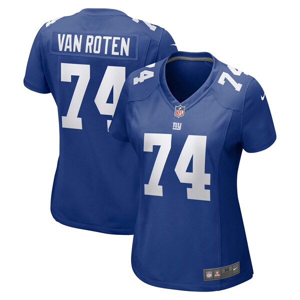 Greg Van Roten New York Giants Nike Women's Team Game Jersey - Royal