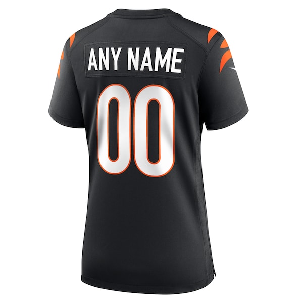 Cincinnati Bengals Nike Women's Game Custom Jersey - Black - Image 3