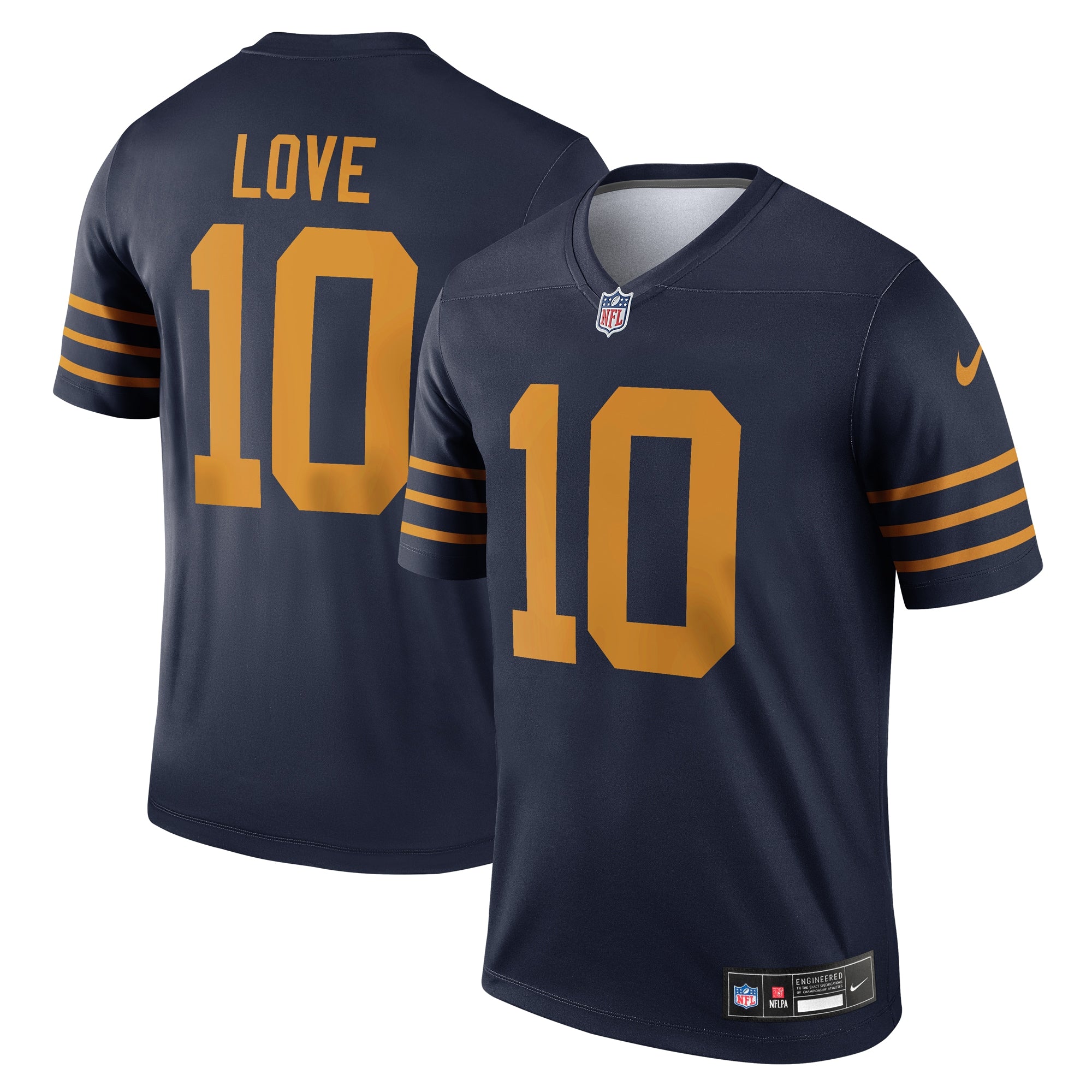 Jordan Love Green Bay Packers Nike Legend Player Performance Top - Green/Navy - Image 5