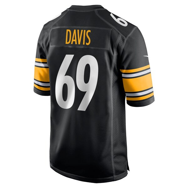 Domenique Davis Pittsburgh Steelers Nike Game Jersey - Black - Image 3