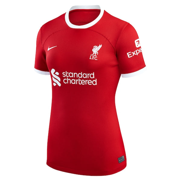 Luis Diaz Liverpool Nike Women's 2023/24 Home Replica Player Jersey - Red - Image 2