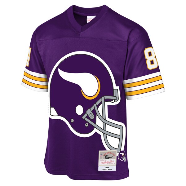 Randy Moss Minnesota Vikings 1998 Throwback Fashion Jersey - Purple - Image 2