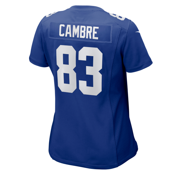 Dalen Cambre New York Giants Nike Women's Team Game Jersey - Royal - Image 3