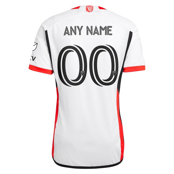 San Jose Earthquakes adidas 2024 The 50 Kit Authentic Custom Jersey - White - Image 4