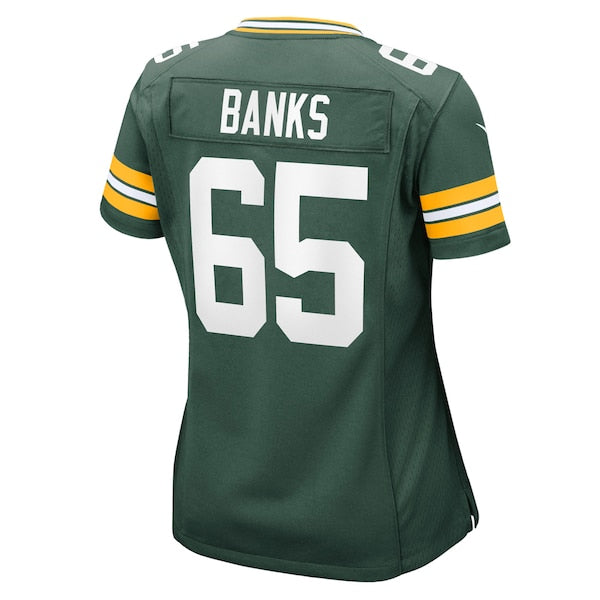 Aaron Banks Green Bay Packers Nike Women's Team Game Jersey - Green - Image 3