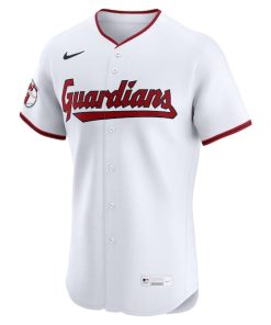Alternative view of Cleveland Guardians Nike  Home Elite Pick-A-Player Retired Roster Jersey - White