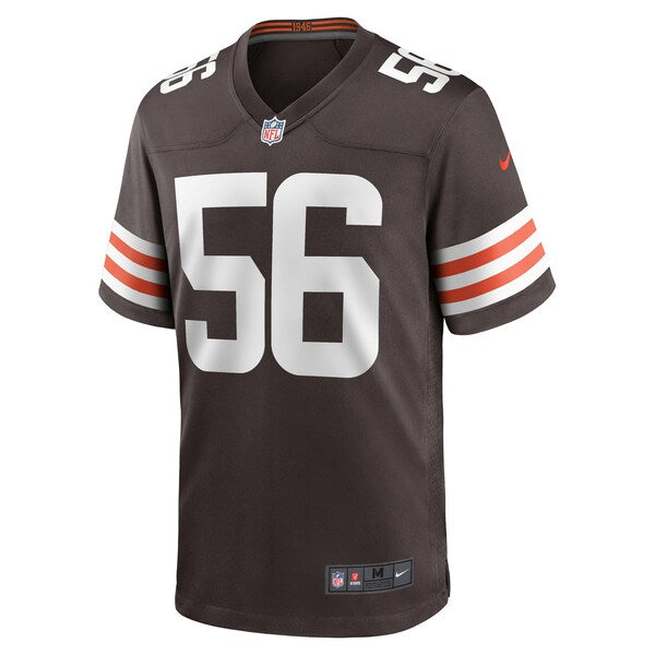 Luke Wypler Cleveland Browns Nike Team Game Jersey - Brown - Image 2