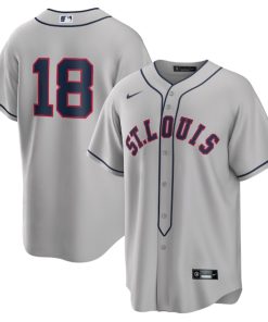 Jordan Walker St. Louis Cardinals Nike 2024 Rickwood Classic Replica Player Jersey - Gray