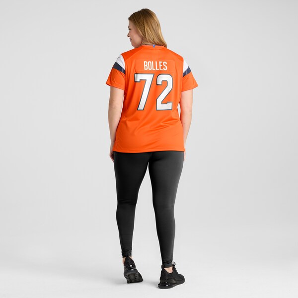 Garett Bolles Denver Broncos Nike Women's Team Game Jersey - Orange - Image 7