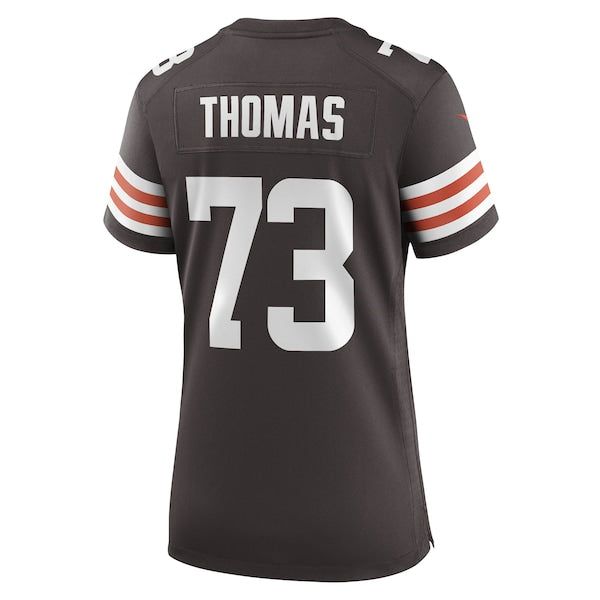 Joe Thomas Cleveland Browns Nike Women's Retired Game Player Jersey - Brown - Image 3