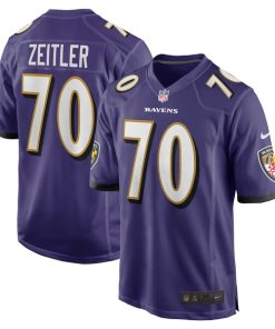 Kevin Zeitler Baltimore Ravens Nike Game Jersey - Purple