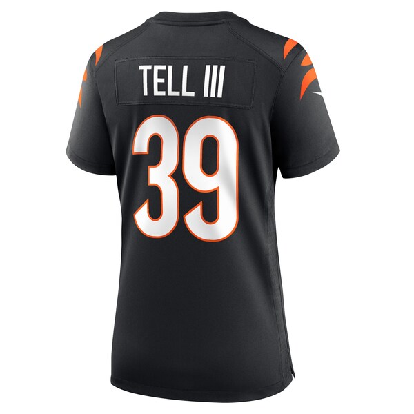 Marvell Tell III Cincinnati Bengals Nike Women's Game Player Jersey - Black - Image 3