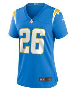 Alternative view of Asante Samuel Jr. Los Angeles Chargers Nike Women's Game Player Jersey - Powder Blue