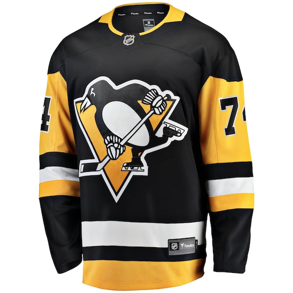 Stuart Skinner Pittsburgh Penguins Home Breakaway Jersey - Black - Image 2
