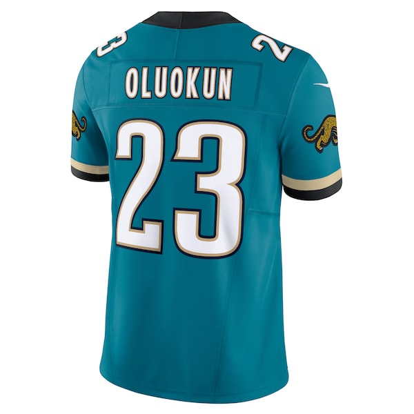 Foye Oluokun Jacksonville Jaguars Nike Prowler Throwback Vapor F.U.S.E. Limited Jersey - Teal - Image 3