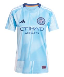 Alternative view of Thiago Martins New York City FC adidas Women's 2025 The Excelsior Kit Replica Player Jersey - Light Blue
