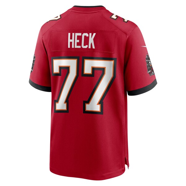 Charlie Heck Tampa Bay Buccaneers Nike Team Game Jersey - Red - Image 3