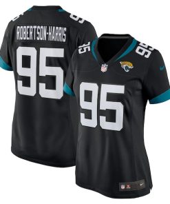 Roy Robertson-Harris Jacksonville Jaguars Nike Women's Game Jersey - Black/Teal