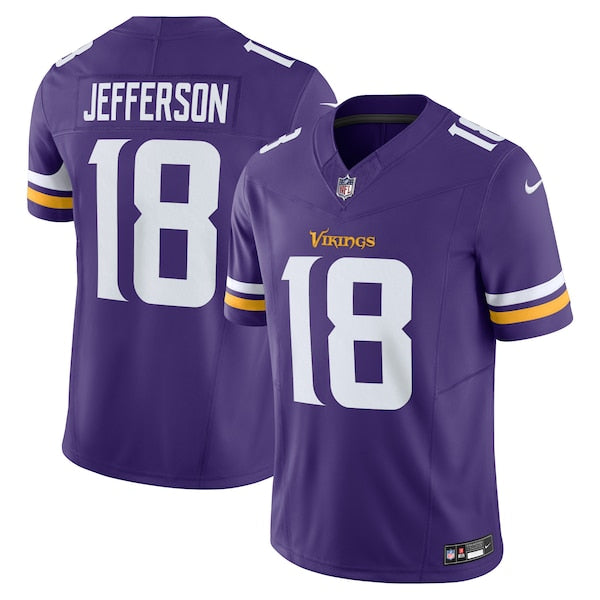 Justin Jefferson Minnesota Vikings Nike Vapor F.U.S.E. Limited Jersey - Purple/White - Image 2