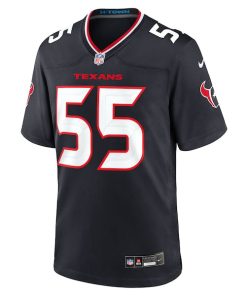 Alternative view of Danielle Hunter Houston Texans Nike Team Game Jersey -  Navy