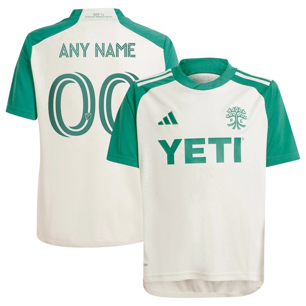 Austin FC adidas Youth 2024 The Armadillo Kit Replica Custom Jersey?ยจC Tan