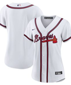 Atlanta Braves Nike Women's Home Replica Team Jersey - White
