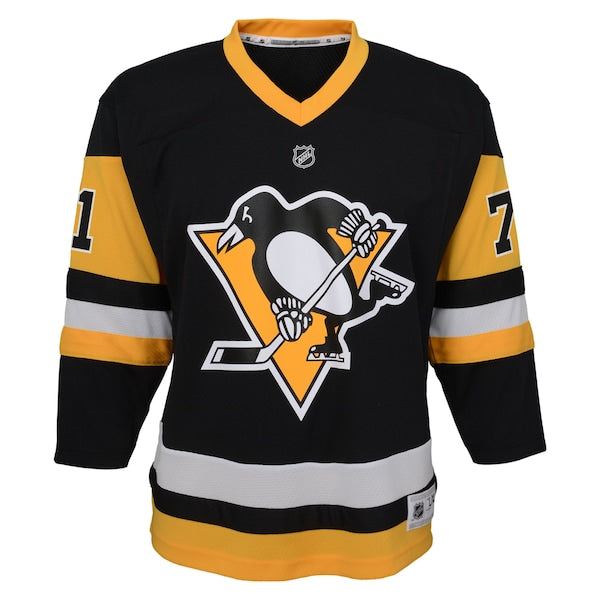 Evgeni Malkin Pittsburgh Penguins Youth Home Replica Player Jersey - Black - Image 2