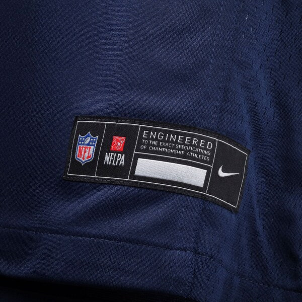 Drew Lock Seattle Seahawks Nike Team Game Jersey - College Navy - Image 4