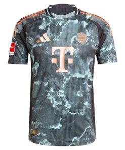 Alternative view of Thomas M¨¹ller Bayern Munich adidas 2024/25 Away Authentic Player Jersey - Black