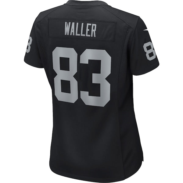 Darren Waller Las Vegas Raiders Nike Women's Player Jersey - Black/White - Image 4